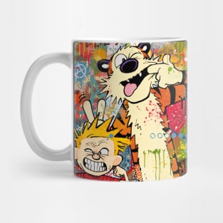 Calvin & Hobbes pop art Mug